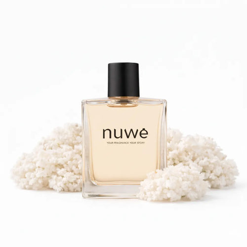 White Cream women's soft floral aldehyde high concentration perfume bottle — Nuwe Perfumes handcrafted Kerala