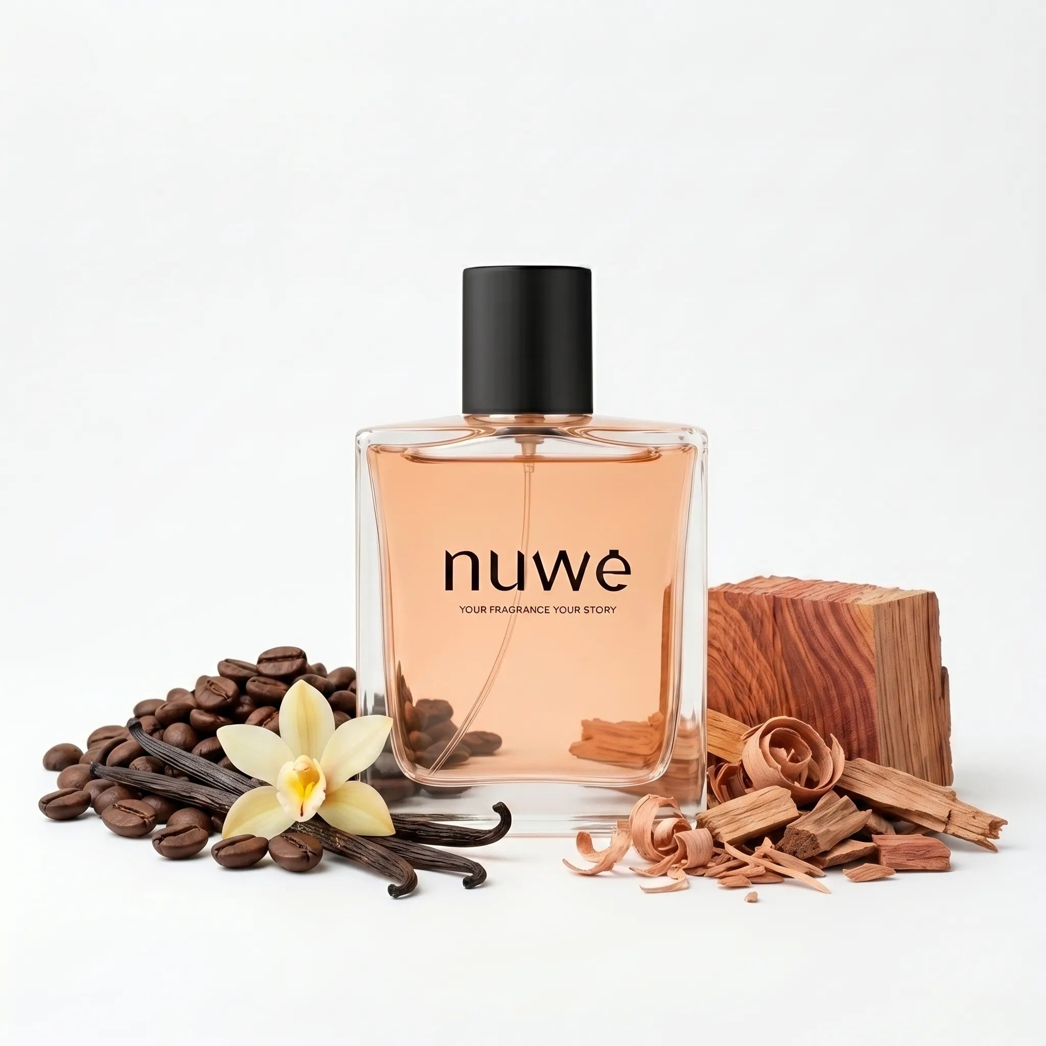 Black Desire women's floral oriental high concentration perfume bottle — Nuwe Perfumes handcrafted Kerala