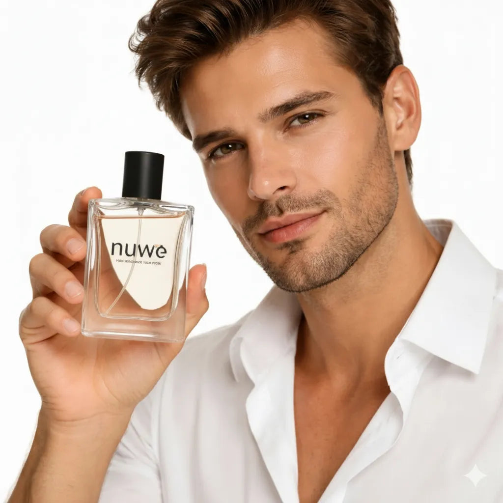 Blue Day clean, fresh — long-lasting men's daily wear and office perfume Nuwe Perfumes Kerala