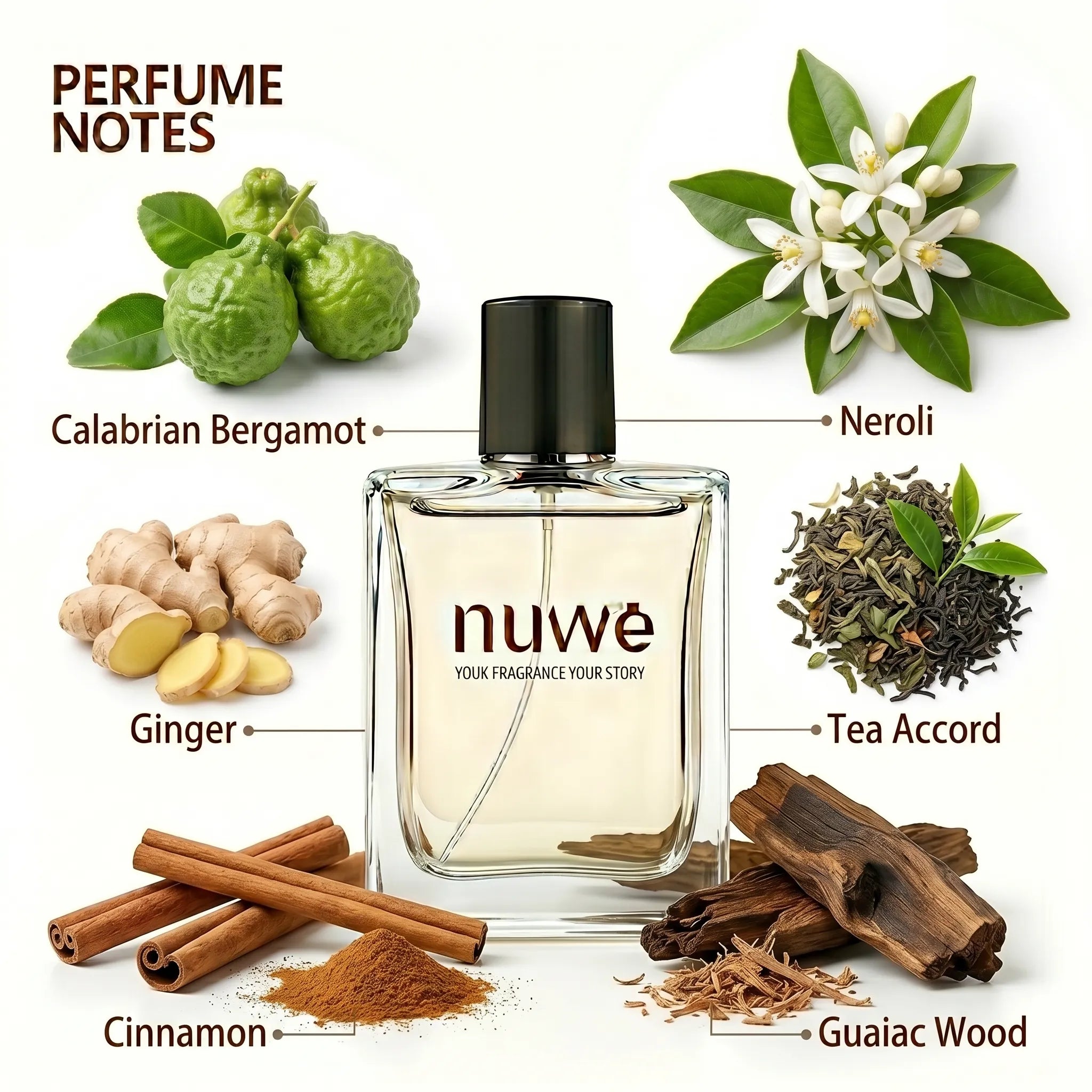 Laylati fragrance notes — oud, rose, amber, musk — imported perfume oils Nuwe Perfumes