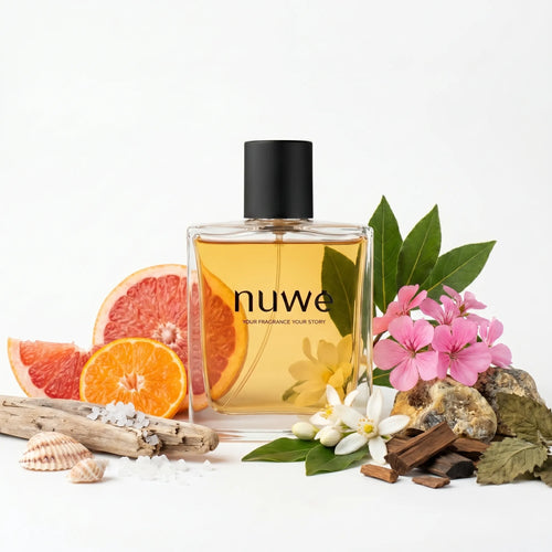 Molecule men's fresh woody high concentration perfume bottle — Nuwe Perfumes handcrafted Kerala