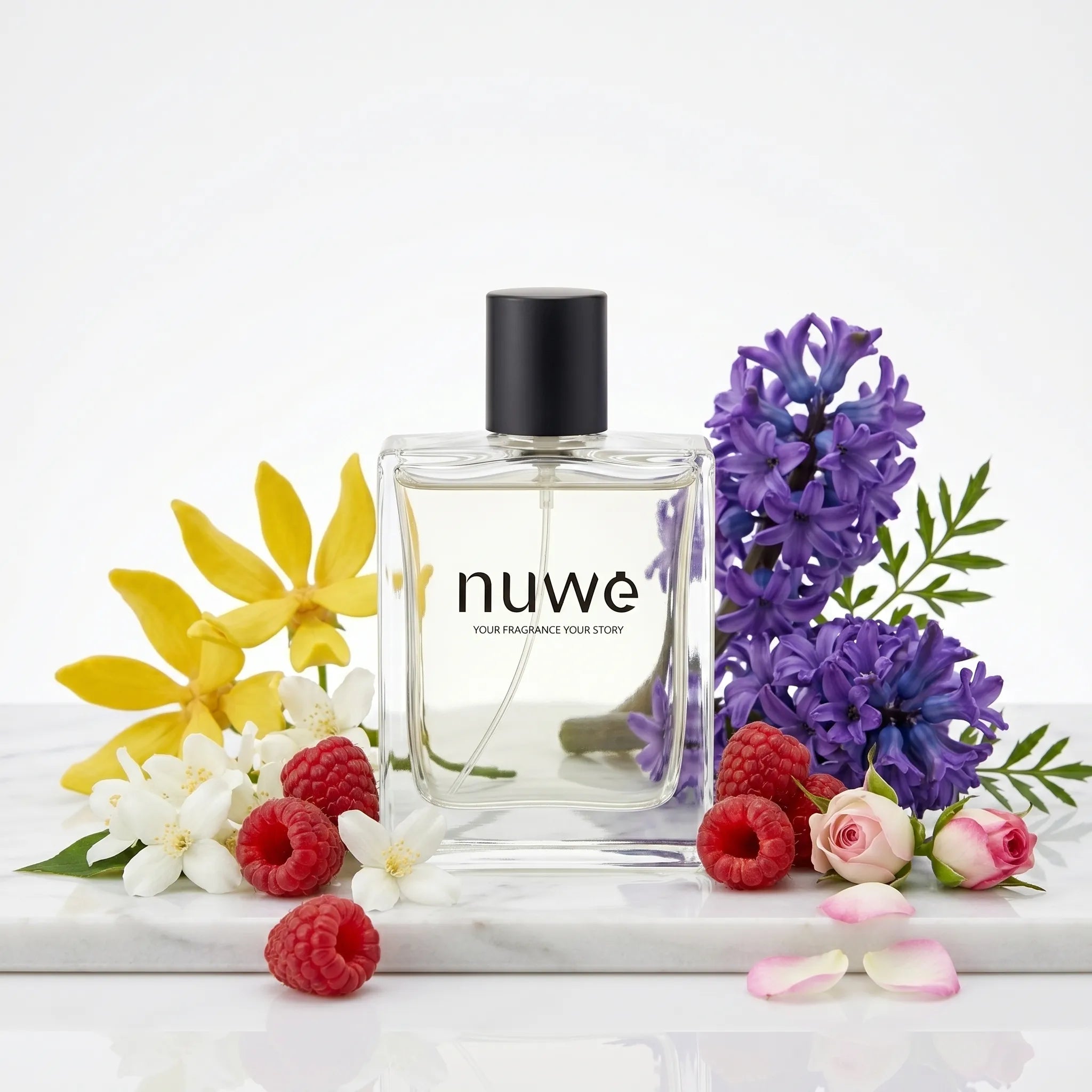 Petal Pop women's fruity floral high concentration perfume bottle — Nuwe Perfumes handcrafted Kerala