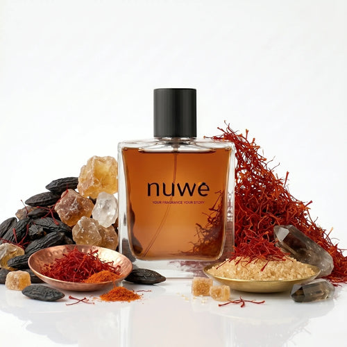 Royal Tonka unisex warm woody high concentration perfume bottle — Nuwe Perfumes handcrafted Kerala